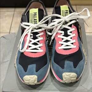 Palladium Pink and Blue Casual Sneakers